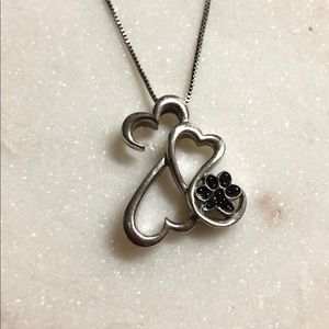 Open Hearts Family with paw print by Jane Seymour